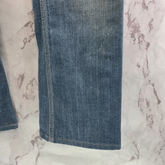 7 For All Mankind Jeans Womens 26 Y2K Light Wash Mid Rise Boot Denim Vintage - Picture 5 of 14